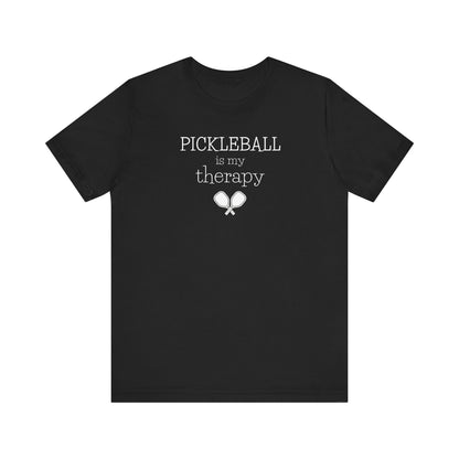 Pickleball Is My Therapy Unisex Tee (Express Delivery)