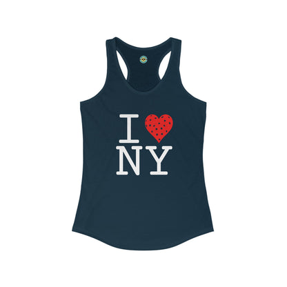 I Heart NY Pickleball Women's Racerback Tank