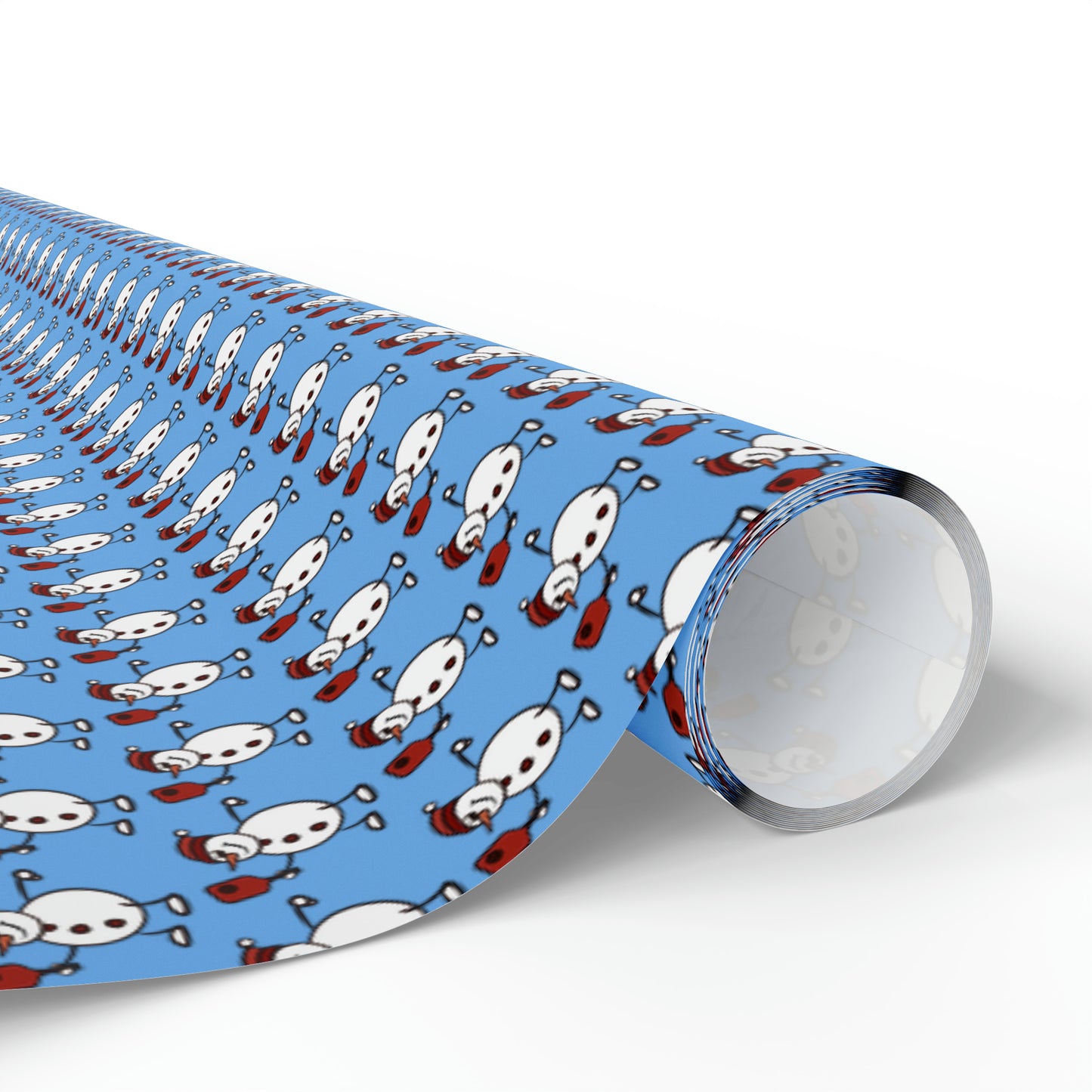Pickleball Snowman Wrapping Paper