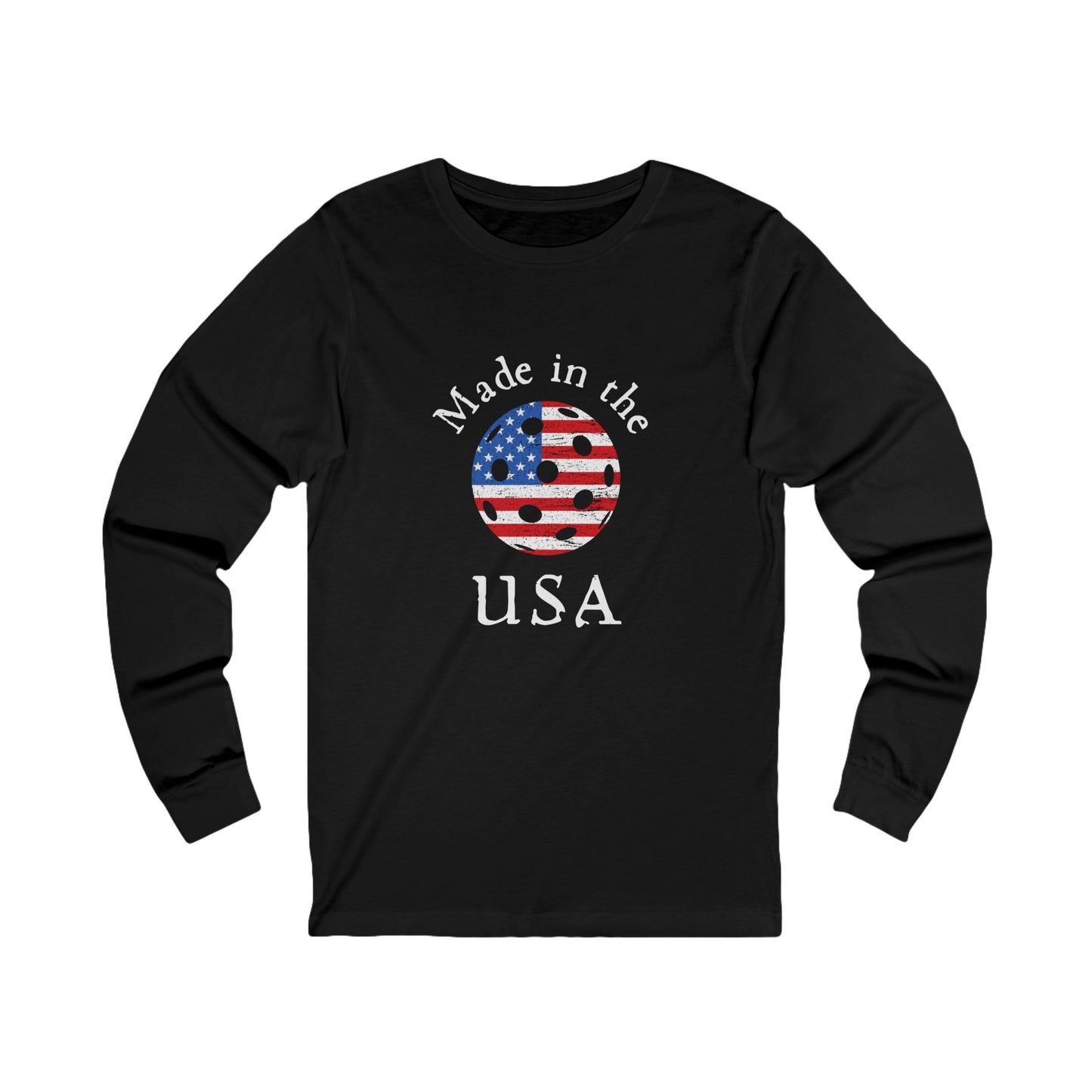 Made in the USA Pickleball Unisex Long Sleeve Tee