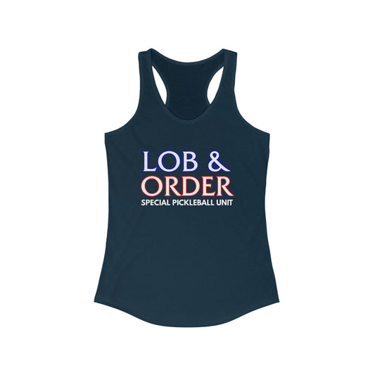 Lob & Order Women's Racerback Tank
