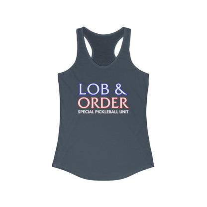 Lob & Order Women's Racerback Tank