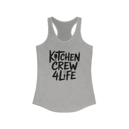 Kitchen Crew 4 Life Pickleball Women's Racerback Tank