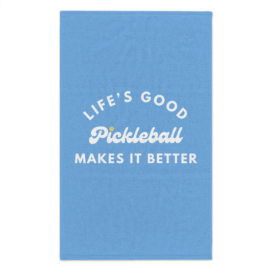 Pickleball Makes It Better Sport Towel - Blue