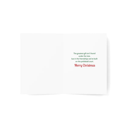 Pickleball Christmas Tree Holiday Cards