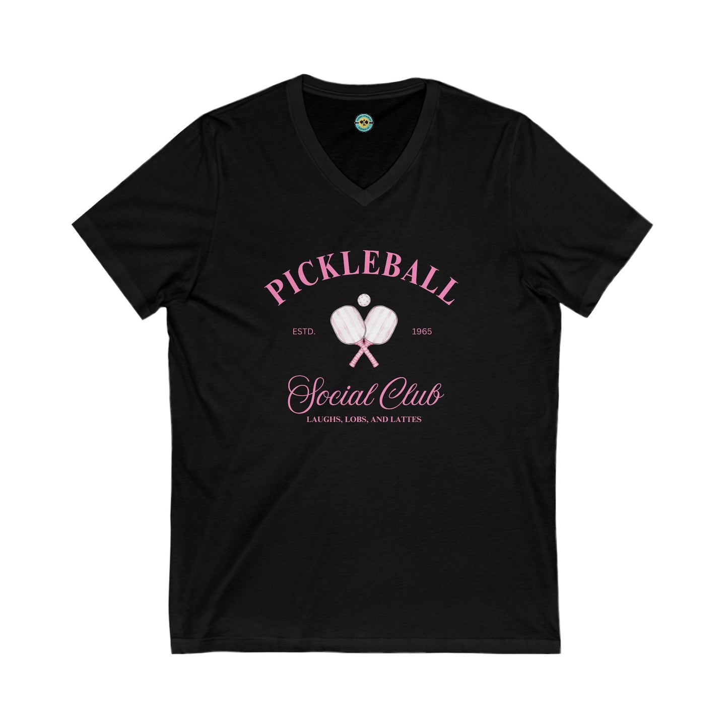 Pickleball Social Club Unisex V-neck Tee