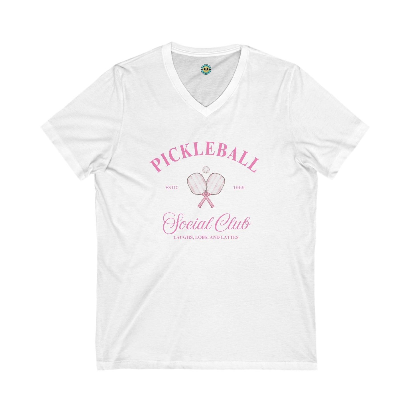 Pickleball Social Club Unisex V-neck Tee