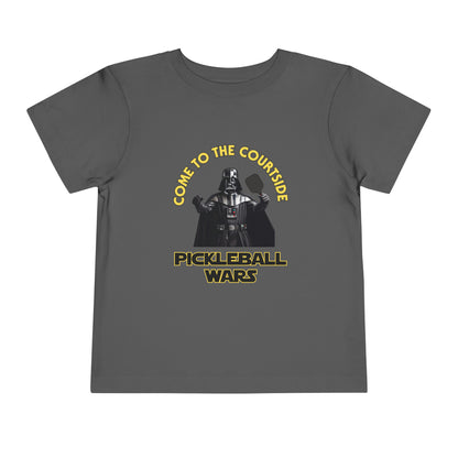 Come To The Courtside Pickleball Wars Toddler Tee