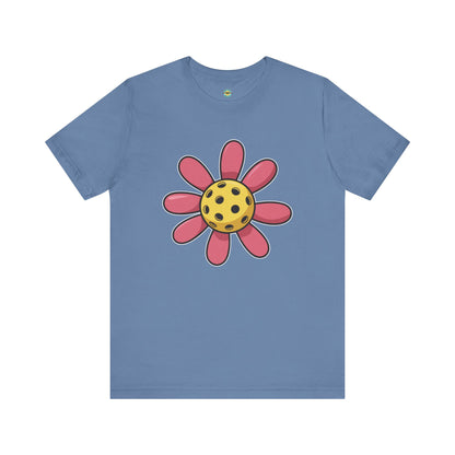 Pickleball Flower Unisex Tee
