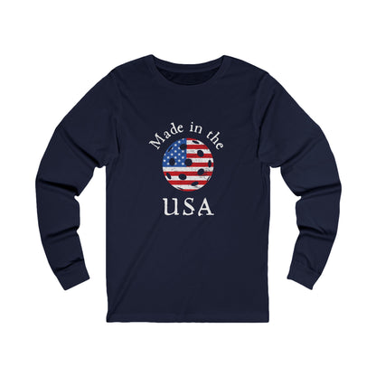 Made in the USA Pickleball Unisex Long Sleeve Tee