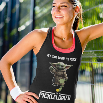 It's Time To Use The Force - The Picklelorian Women's Racerback Tank