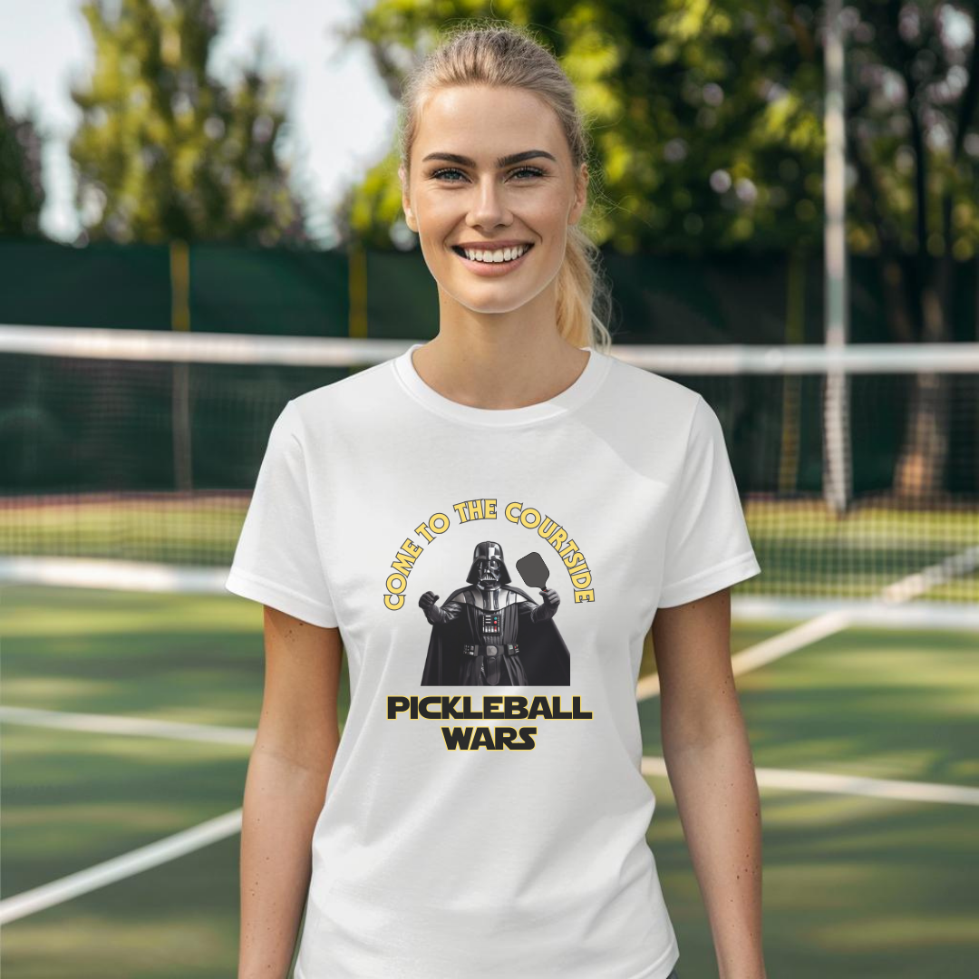 Come to the Courtside Pickleball Wars Unisex Tee