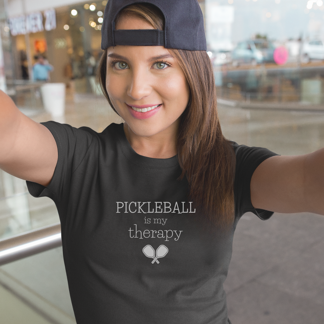 Pickleball Is My Therapy Unisex Tee