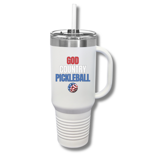 God Country Pickleball Insulated Tumbler, 40oz