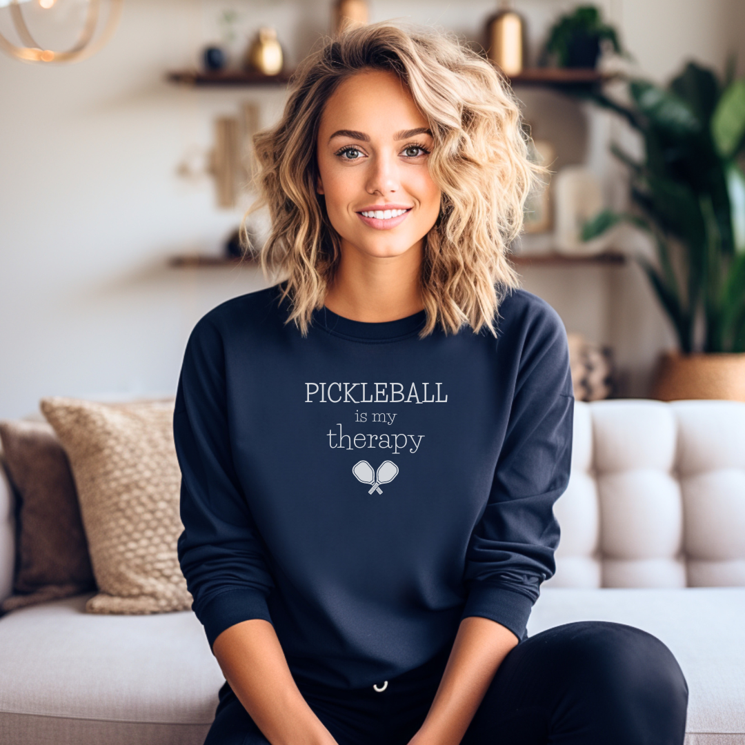 Pickleball Is My Therapy Sweatshirt