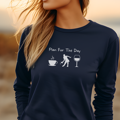 Plan For The Day Unisex Long Sleeve Tee