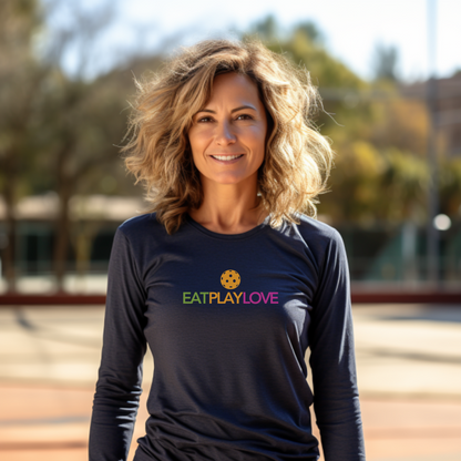 Eat Play Love Pickleball Unisex Long Sleeve Tee