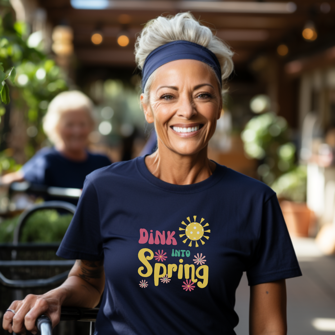 Dink Into Spring Pickleball Unisex Tee