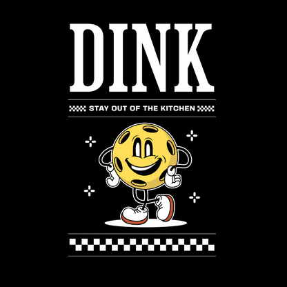 Dink Stay Out Of The Kitchen Women's Racerback Tank