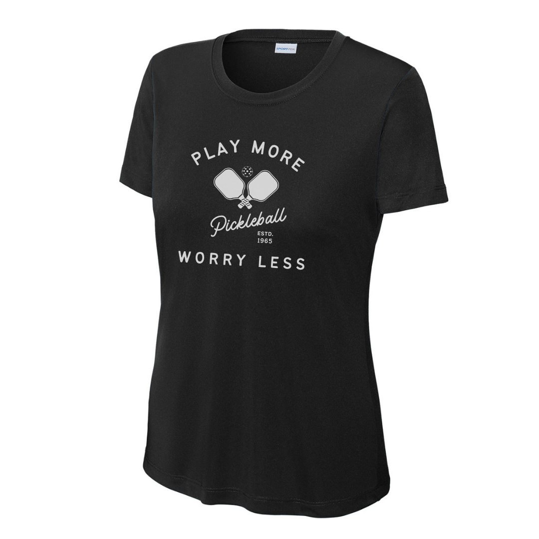 Play More Worry Less Women's Performance Tee