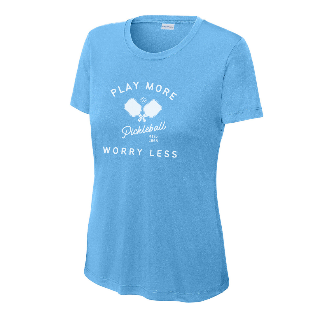 Play More Worry Less Women's Performance Tee