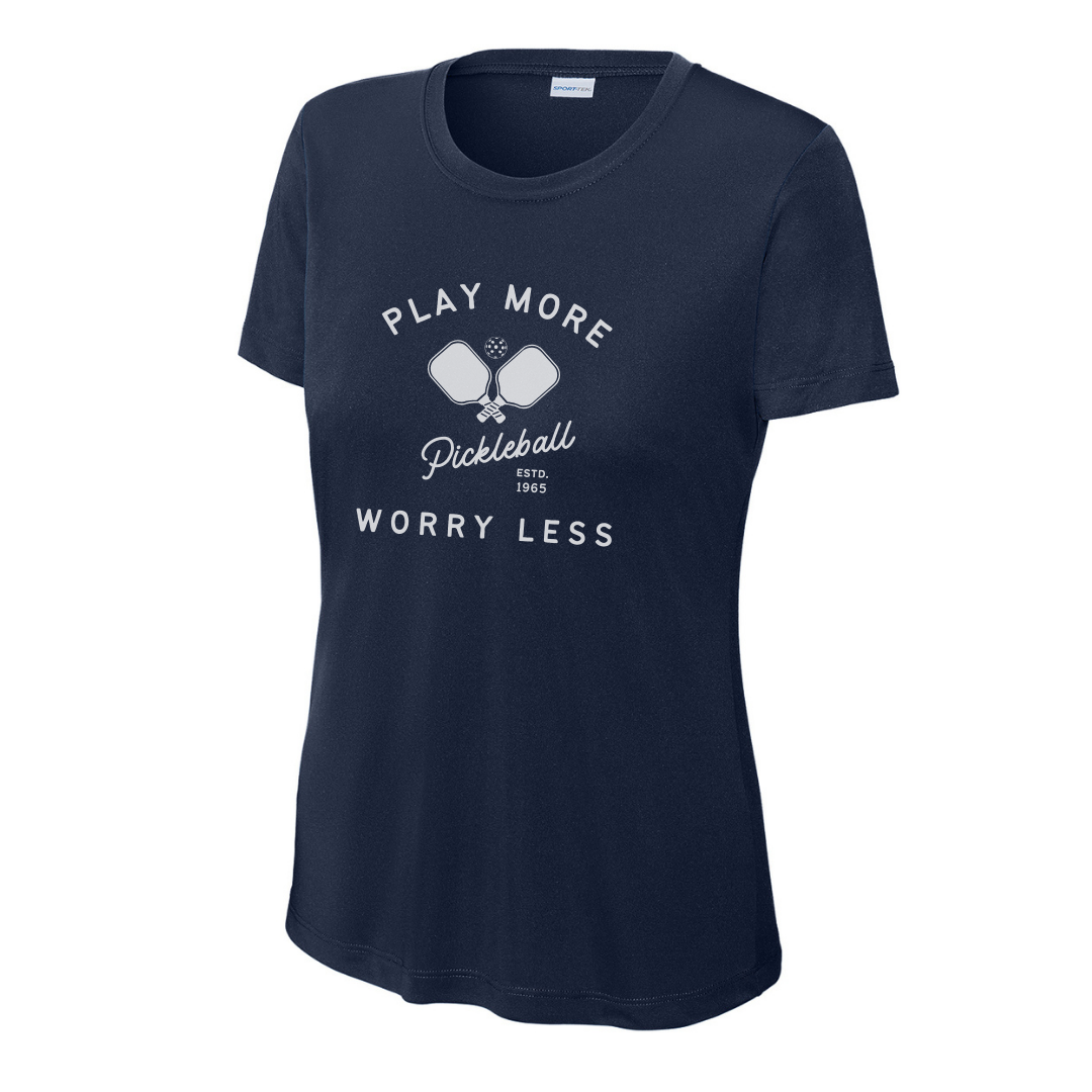 Play More Worry Less Women's Performance Tee