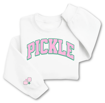 PICKLE Unisex Sweatshirt with Sleeve Graphic