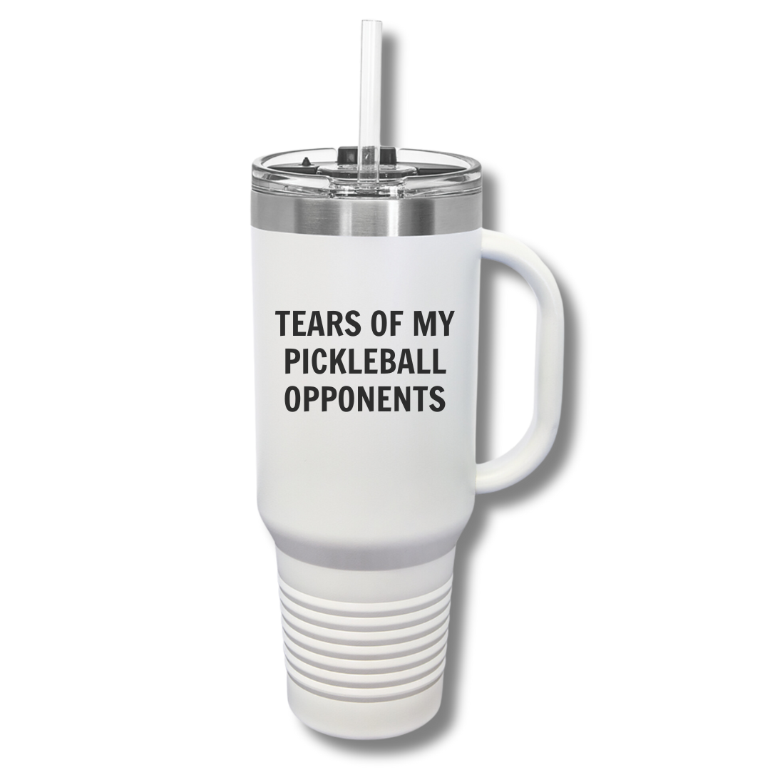 Tears of My Pickleball Opponents Insulated Tumbler, 40oz