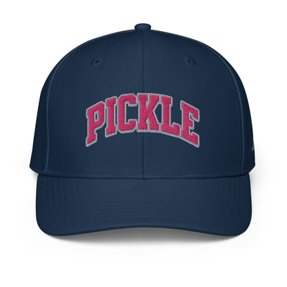 PICKLE Embroidered adidas Performance Cap - Pink Letters/Grey Outline