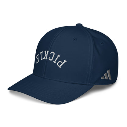 Upside Down Pickle Embroidered adidas Performance Cap - White Letters