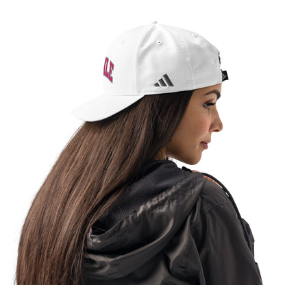 PICKLE Embroidered adidas Performance Cap - Pink Letters/Grey Outline