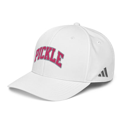 PICKLE Embroidered adidas Performance Cap - Pink Letters/Grey Outline