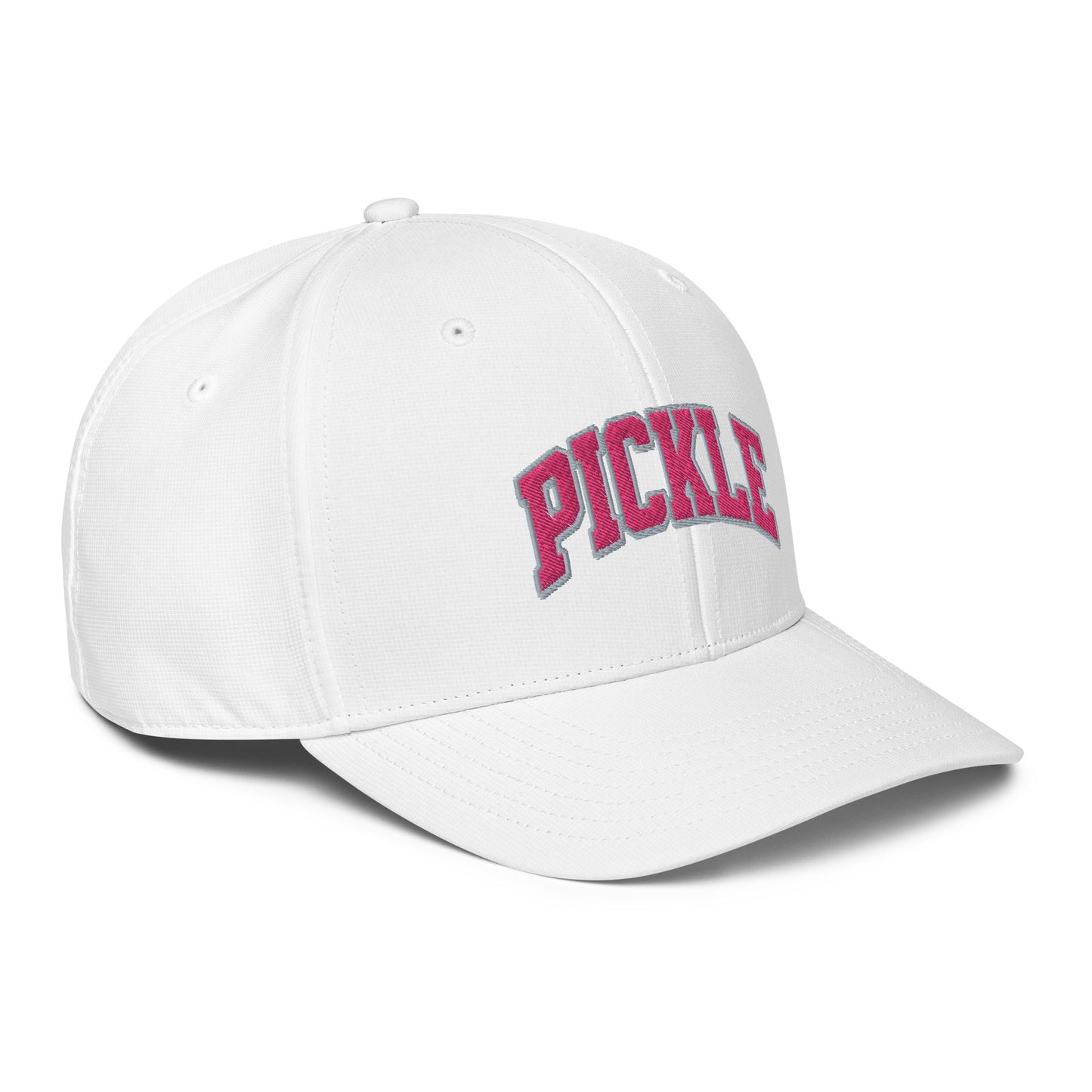 PICKLE Embroidered adidas Performance Cap - Pink Letters/Grey Outline