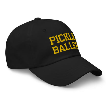 PICKLE BALLER Embroidered Cap