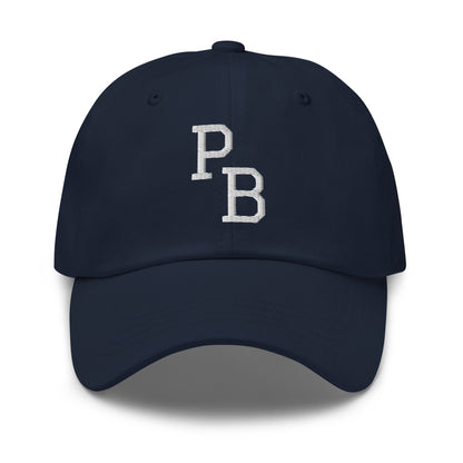 PB Letters Embroidered Pickleball Cap with Paddles on Back