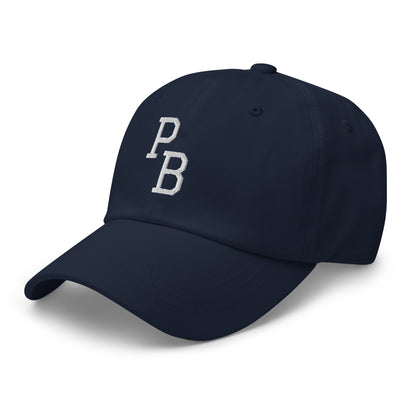 PB Letters Embroidered Pickleball Cap with Paddles on Back