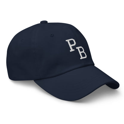 PB Letters Embroidered Pickleball Cap with Paddles on Back