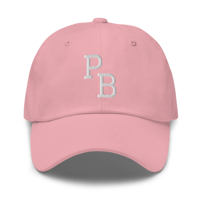 PB Letters Embroidered Pickleball Cap with Paddles on Back