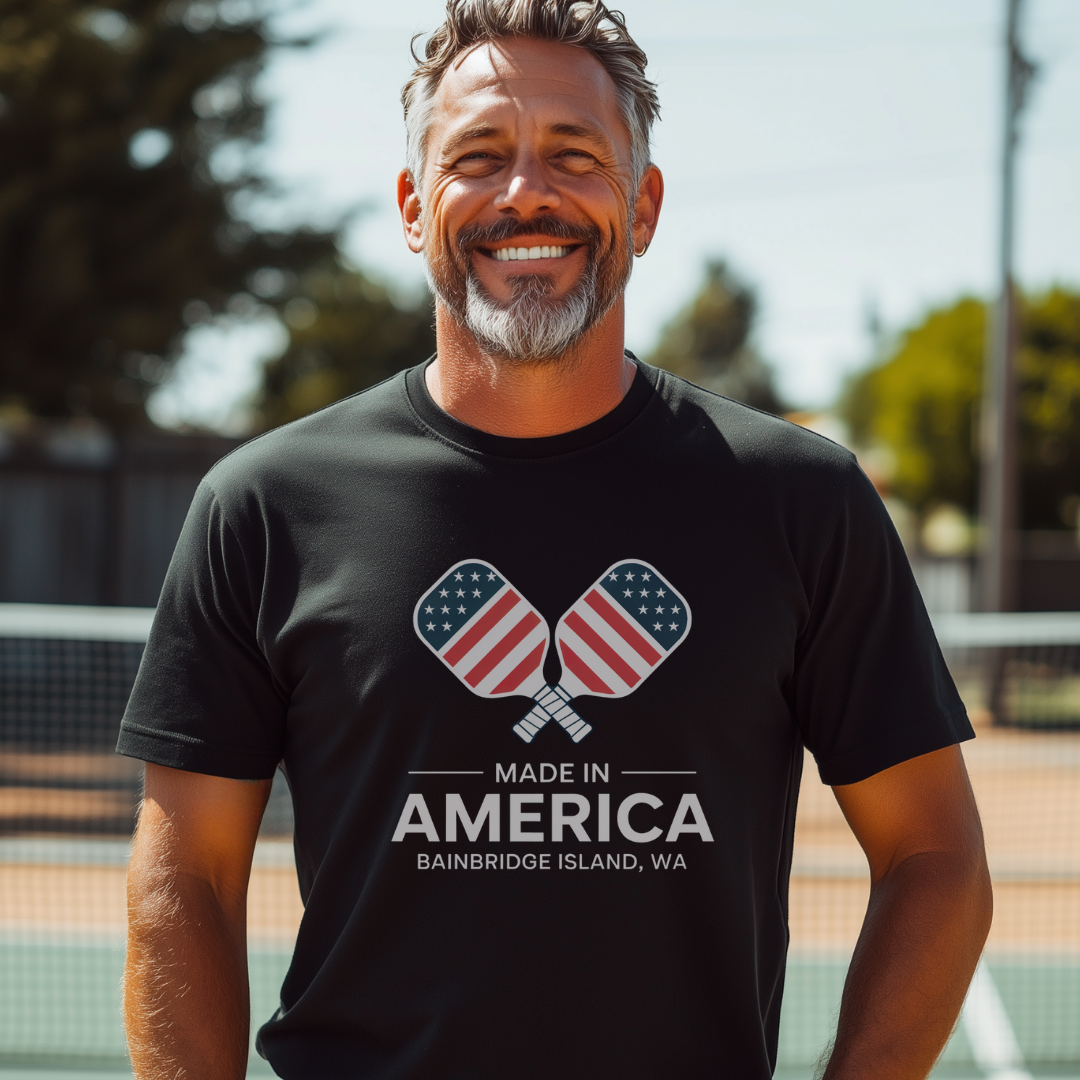 Made In America Pickleball Unisex Tee