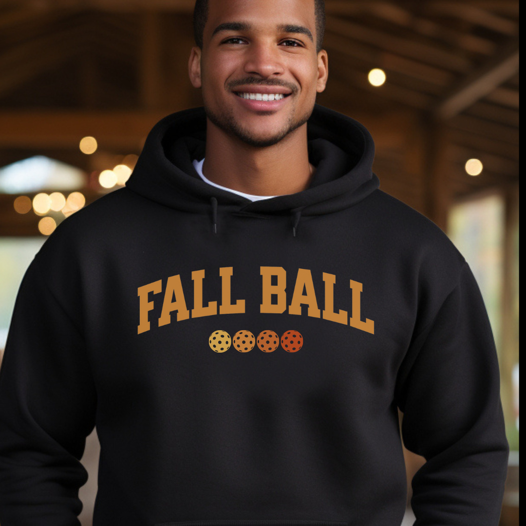Fall Ball Pickleball Unisex Hoodie