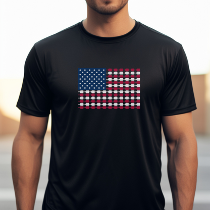 Pickleball Flag Unisex Performance Tee