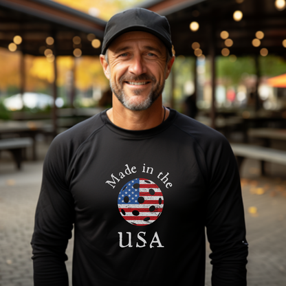 Made in the USA Pickleball Unisex Long Sleeve Tee