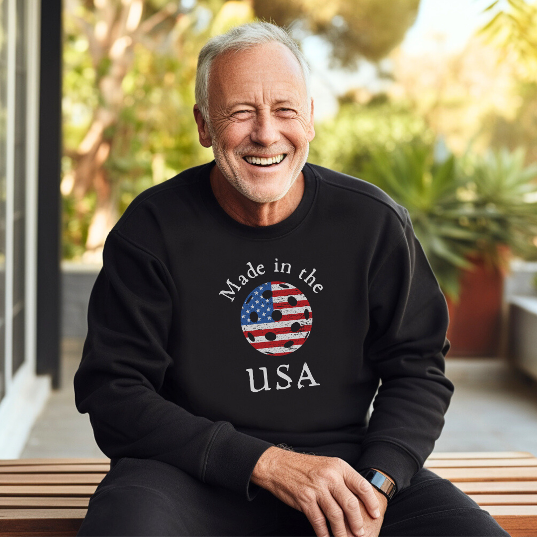 Made in the USA Pickleball Unisex Sweatshirt