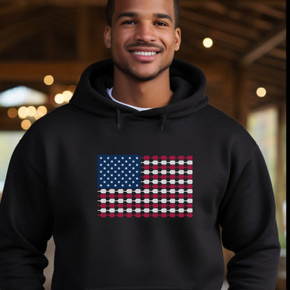 Pickleball Flag Unisex Hoodie