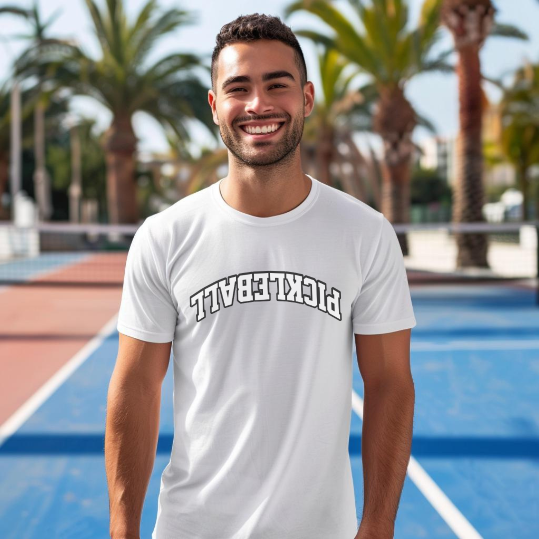 Upside Down Pickleball Unisex Tee