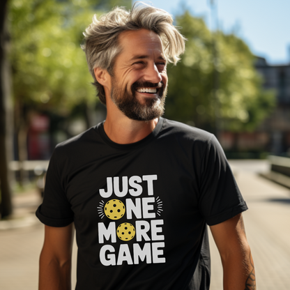 Just One More Game Pickleball Unisex Tee