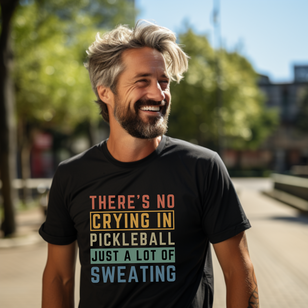 There's No Crying In Pickleball Unisex Tee