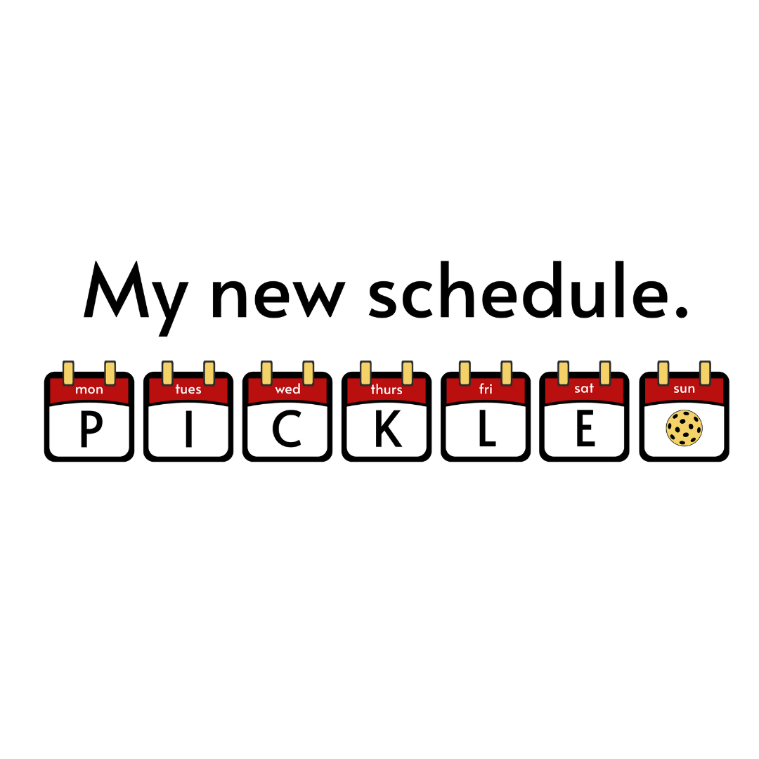 My New Schedule Pickleball Unisex Tee