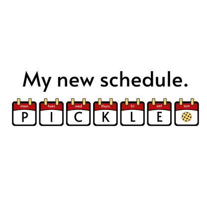 My New Schedule Pickleball Unisex Tee