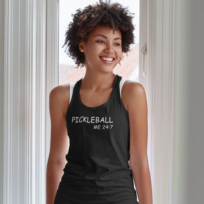 Pickleball Me 24:7 Women's Racerback Tank